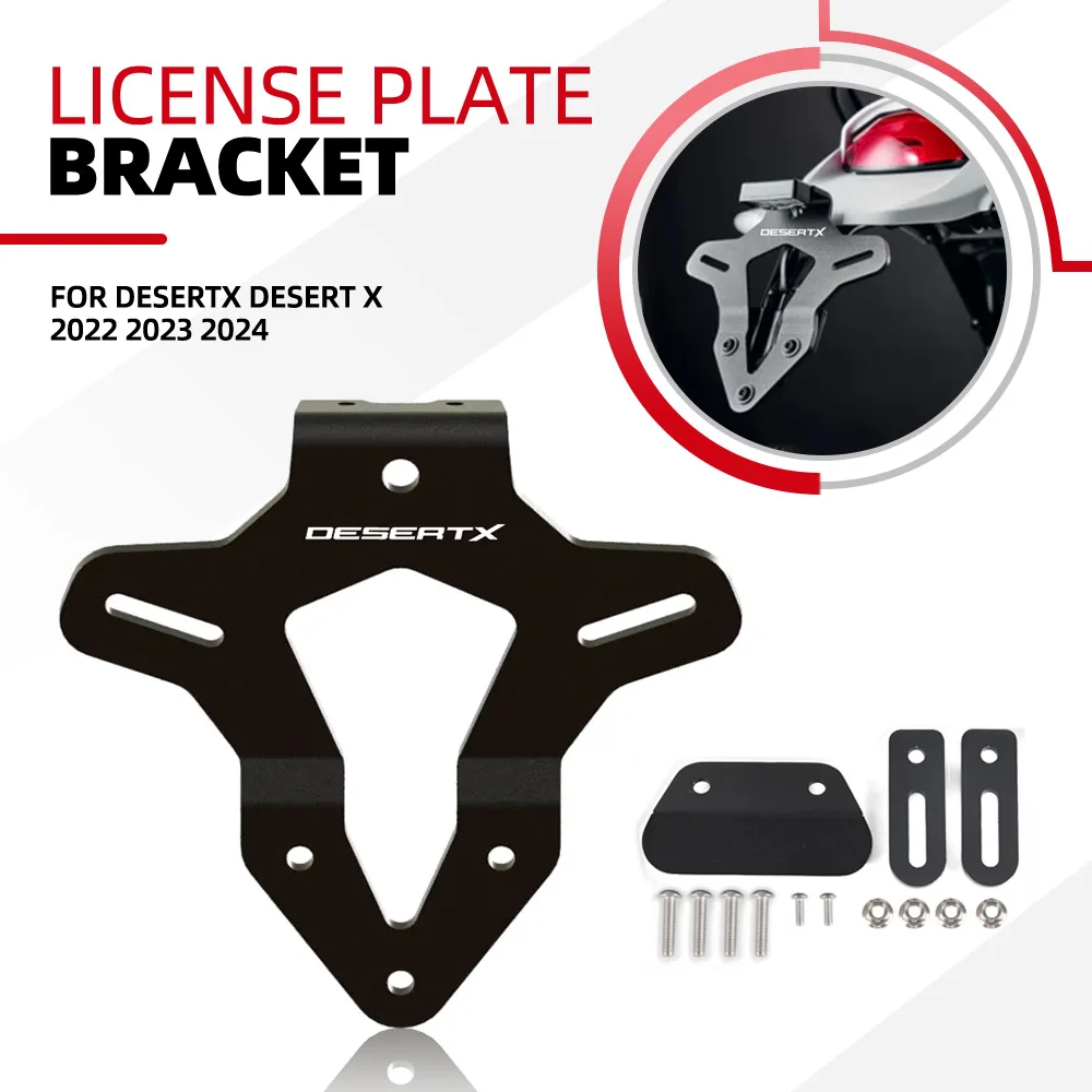 

For Ducati DesertX Desert X 2022 2023 2024 Motorcycle New Rear Tail Tidy Fender Eliminator Kit Registration Plate Holder Bracket