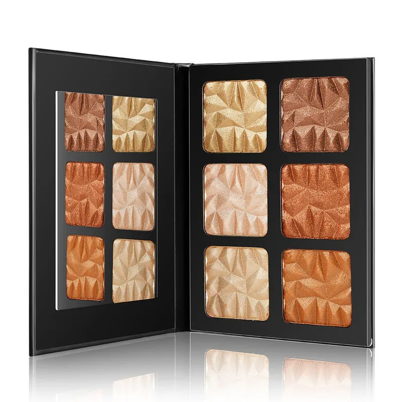 

6-color Diamond High-gloss Contouring All-in-one Facial Brightening Pearlescent Eyeshadow Palette