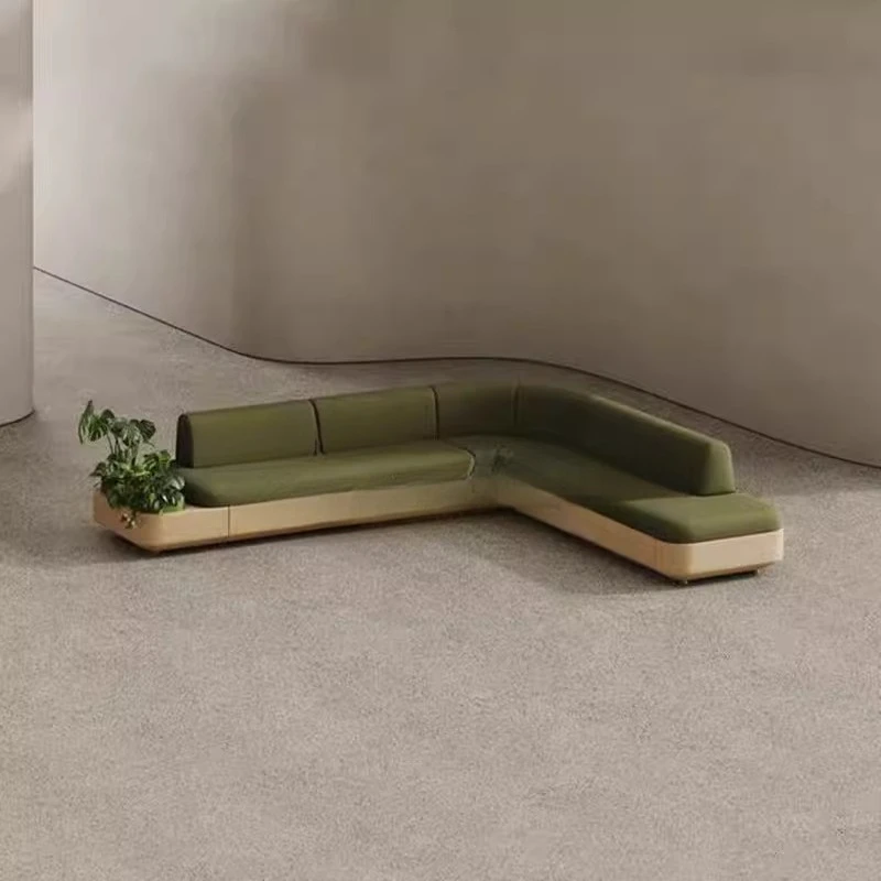 

Modern simple light luxury sofa living room modern simple villa super large flat sofa