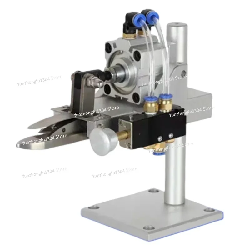 Pneumatic  trimming device Semi-automatic loop cutting Trouser loop trimming machine Garment factory  loop