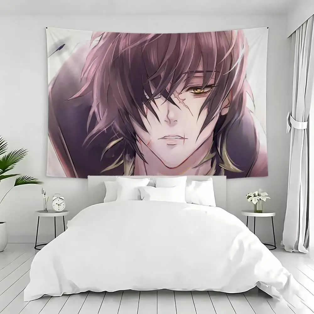 Anime S-Slow Damage Towa Flags Wall Hanging Background Art Banner for Bedroom Home Outdoor Decor