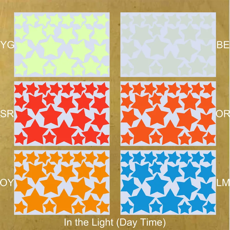 Glow in the Dark Star Sticker Kids Room Wall Ceiling Christmas Decoration Shop Window Xmas Deco Fridge Door Car Body Vinyl Decal