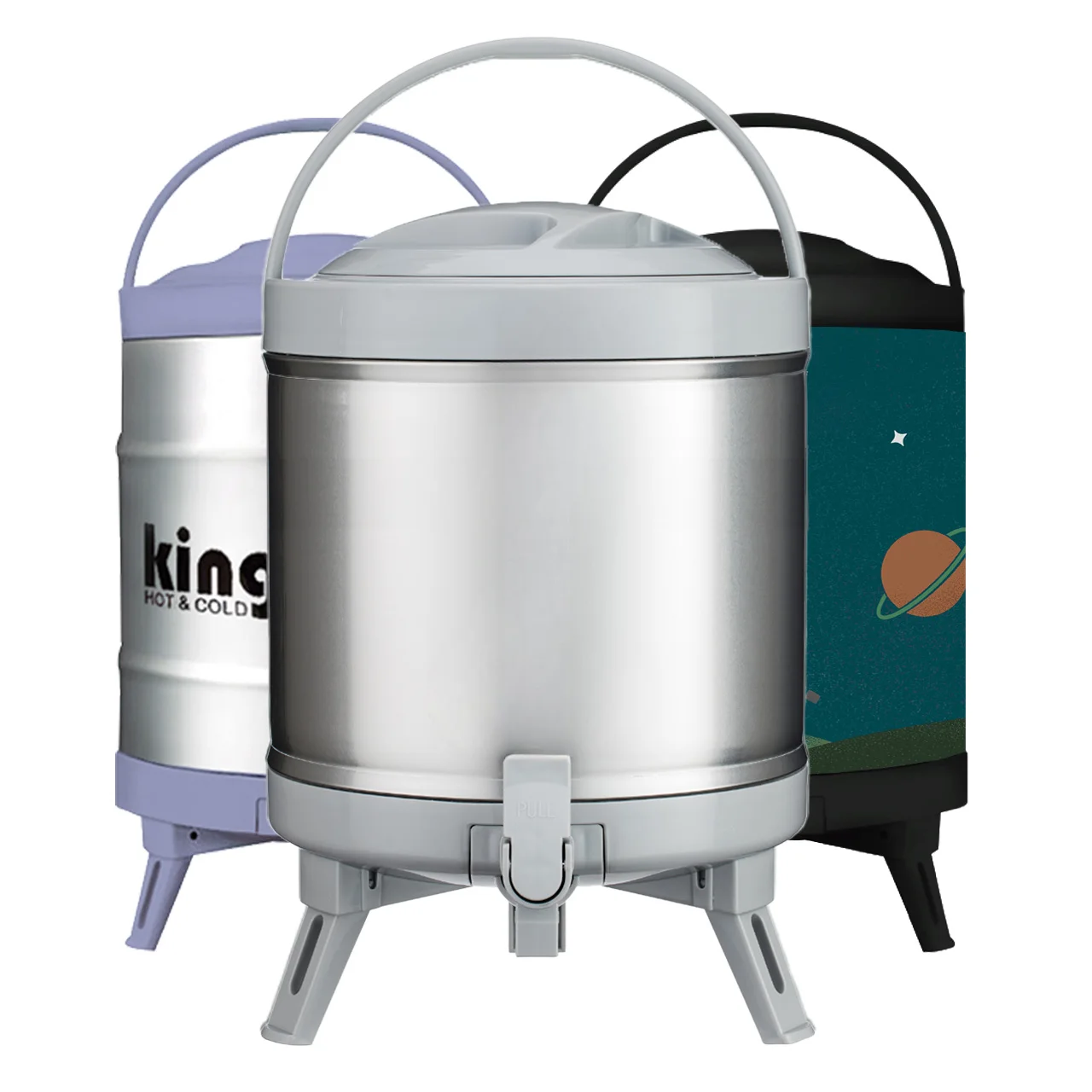

Stainless Steel Insulated Beverage Dispenser Hot Cold Drink