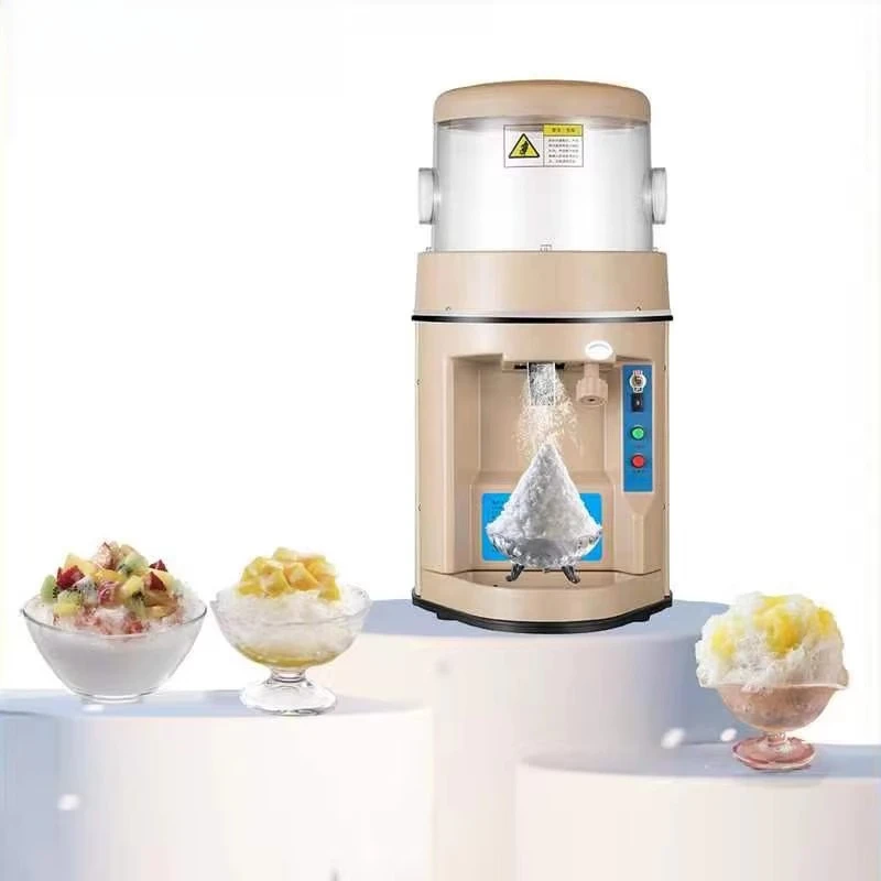 LZ-168 commercial shaved ice machine 8kg/min rapid ice crusher, suitable for home use, equipped with compressor motor core