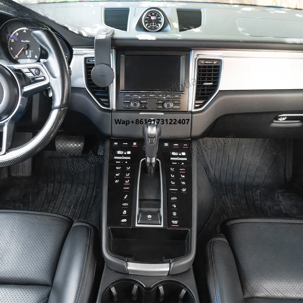 

NaviHua Car Upgrade Center Control Panel Car Display Saddle Control Panel Stereo Panel for Macan 2014 2021