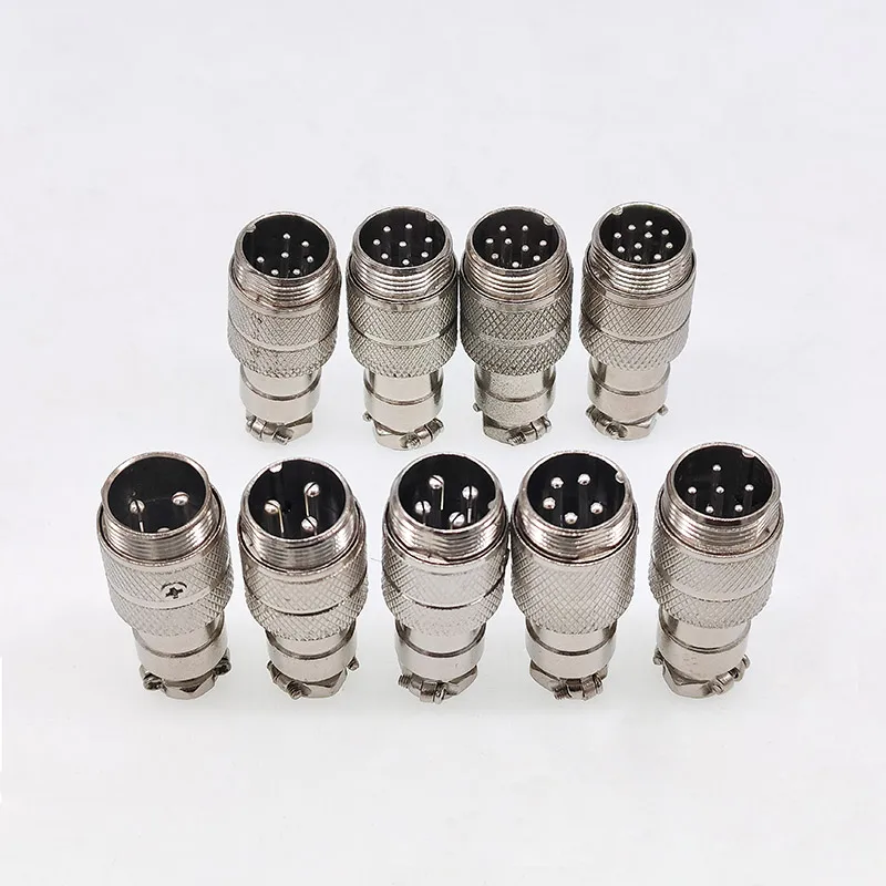 Male Plug GX16  connector docking male plug 2Pin 3pin4pin 5pin6pin7pin8pin9pin10pin L73 RS765 DF16 M16