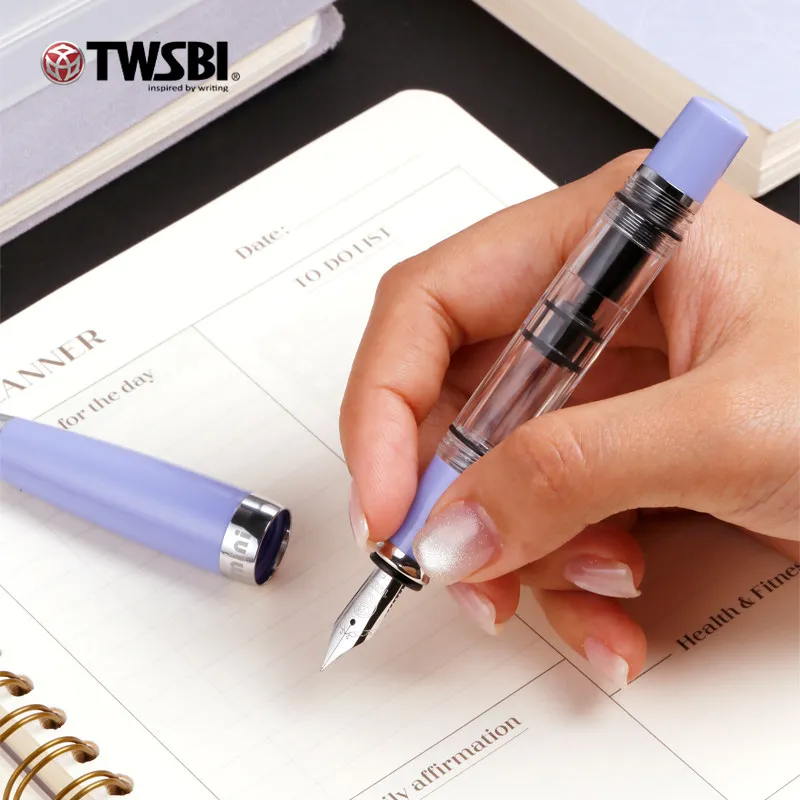 TWSBI Mini 580 Lavender Purple Diamond Piston Fountain Pen - High