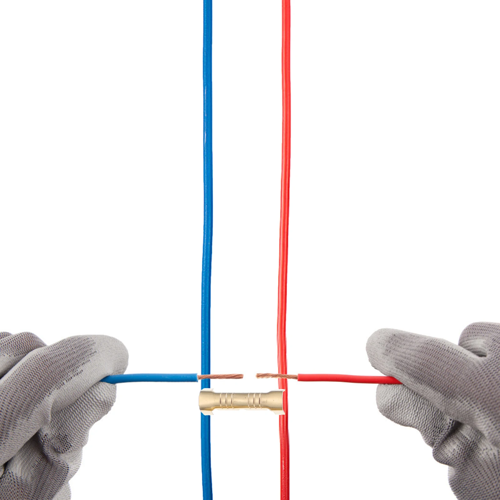 

500Pcs Copper U Shape Terminal Connectors Cable Wire Terminal Connector Kit for Electronics Appliances Cable Terminals