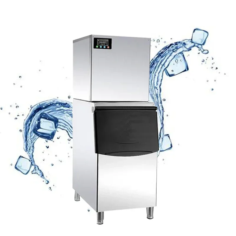 200kg 300kg 500kg Electric Ice Cube Maker Machine For House Bars Restaurants Shops