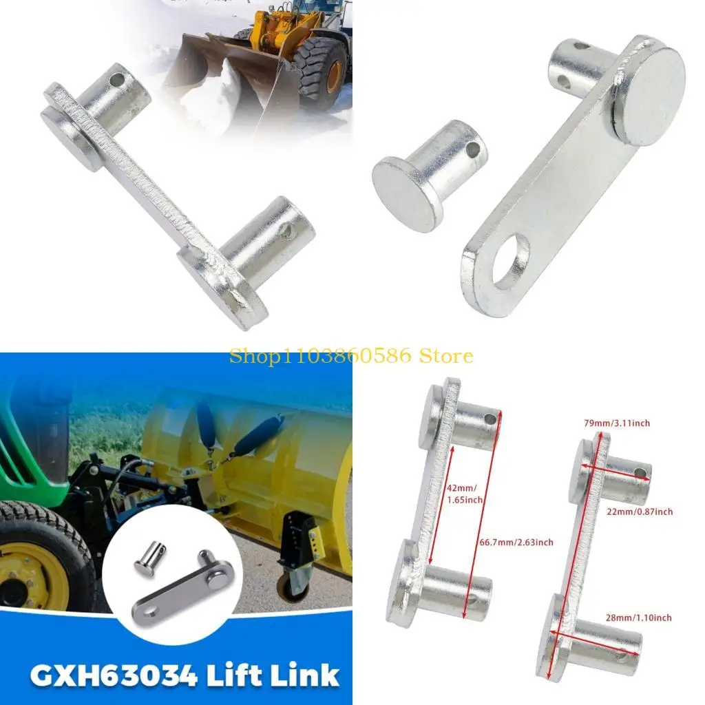 242A High Strength Snow Plow Lift Chain Set Weatherproof Metal Lift Chain Suitable for Devices Tractor Attachments