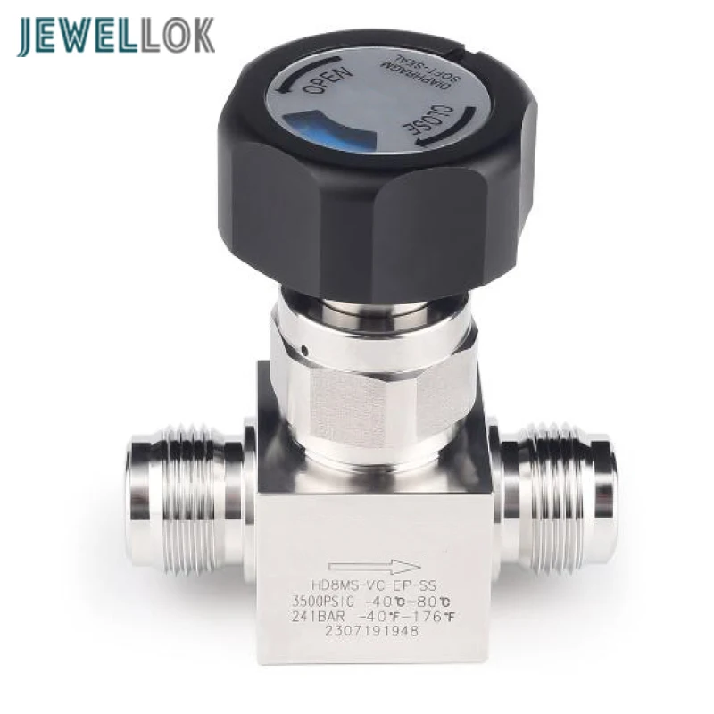 1/4'' 3/4'' 1/2''Normally Open  Low Pressure 250psi High Purity SS316L PTFE Manual Pneumatic Diaphragm Control Check Valve