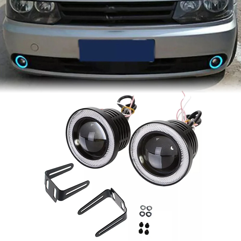 Automotive Lighting 64mm Diameter LED Fog Light 10W Lighting Output Clear Visibility Enhancement Compact Size 64mm