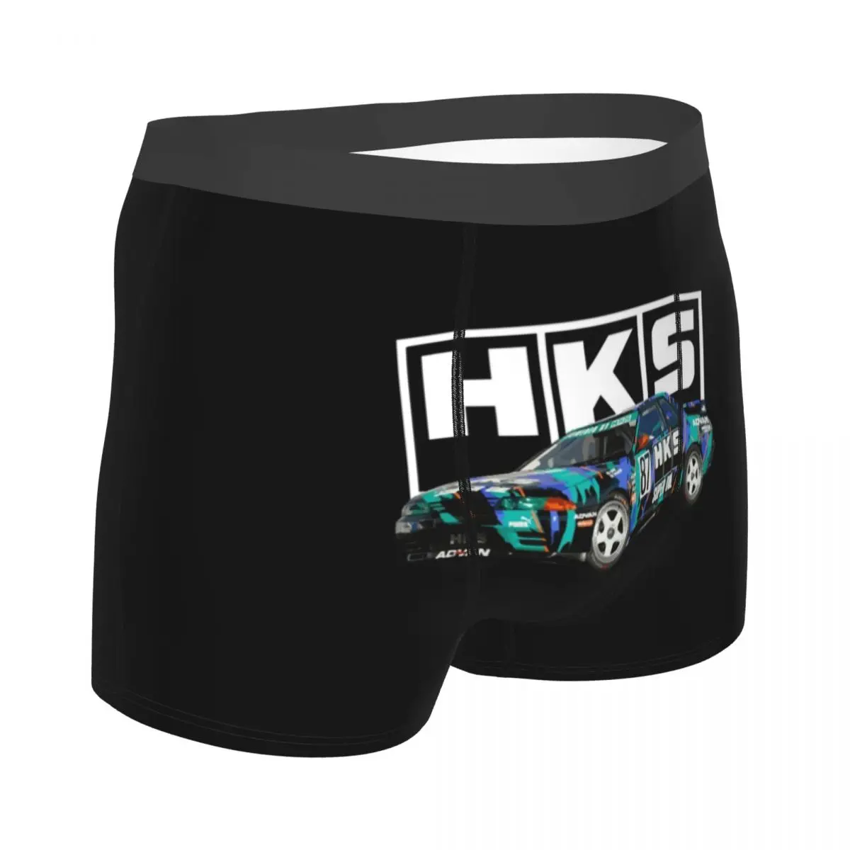Boxer Underpants Shorts HKS R32 GT-R Panties Male Soft Underwear for Homme Man Boyfriend Gifts