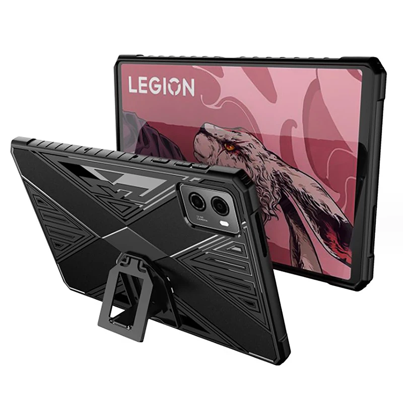 ปลอกป้องกันสำหรับ Legion Y700 2ND GEN 2023ฝาครอบด้านหลังเนื้อนิ่ม TPU ขาตั้ง casing Tablet กันกระแทก