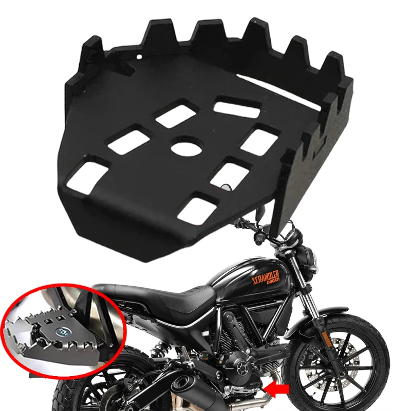 

Motorcycle Accessories Rear Foot Brake Lever Pedal Enlarge Extension Peg Pad Extender For Ducati Scrambler 400 800 Scrambler800