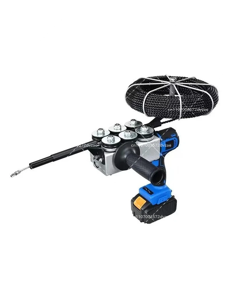 110V/220V Fully automatic electric concealed wire pull wire multi-functional lithium battery threading hydropower construction
