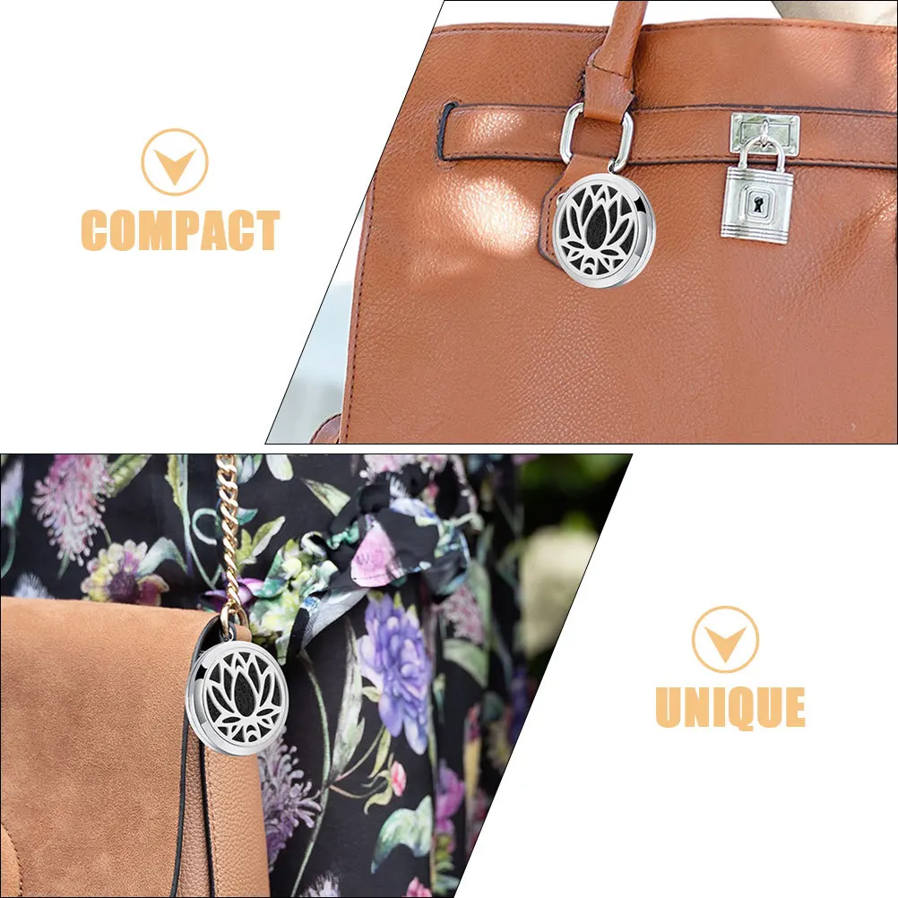 

50Pcs Cotton Pads Round Diffuser Pads Essential Oil Necklace Refill Mini Aromatherapy Accessory for Pendant Locket