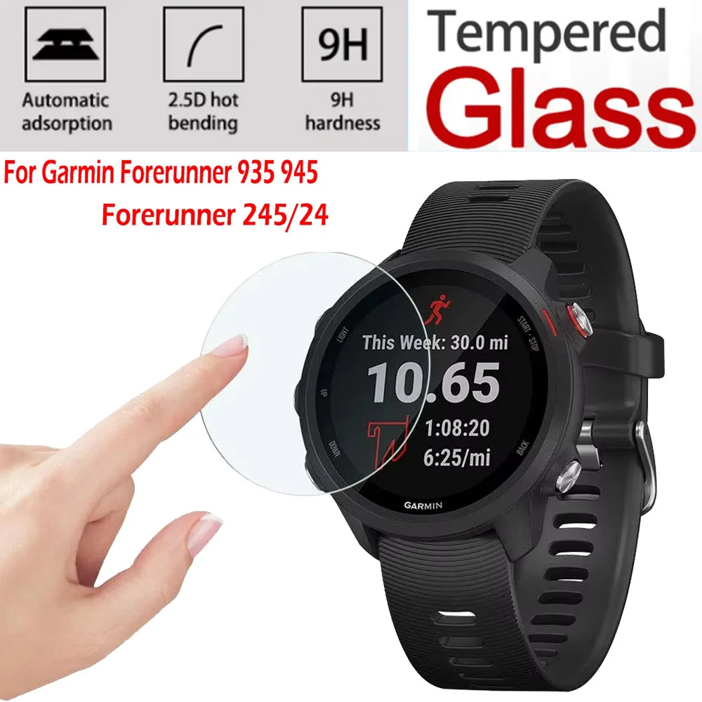 Tempered Glass For Garmin Forerunner 245 935 945 45 Anti-Scratch Screen Protector For Garmin Forerunner 945 HD Protective Films