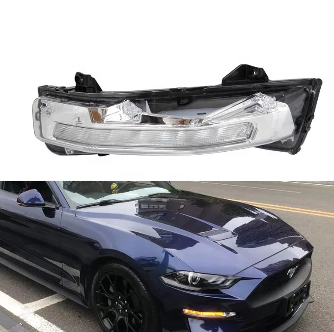 Car Accessories New Front Bumper Led Driving Light With Drl Fog Lights For Ford Mustang 2018-2020