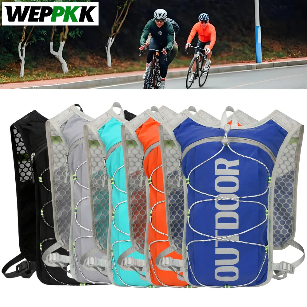 1PCS Men Women Running Vest, Lightweight Hydration Backpack Pack Bag Daypack, Hiking,Trail,Skiing,Camping,Cycling,Race,Marathon