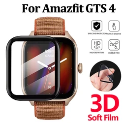 3D Curved Edge Screen Protector For Amazfit GTS 4 Protective Film Full Soft TPU Film For Huami Amazfit GTS 3 4 4 Mini/GTS 2 2E