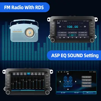 10 最佳銷售 安卓車用收音機高爾夫5 - №5