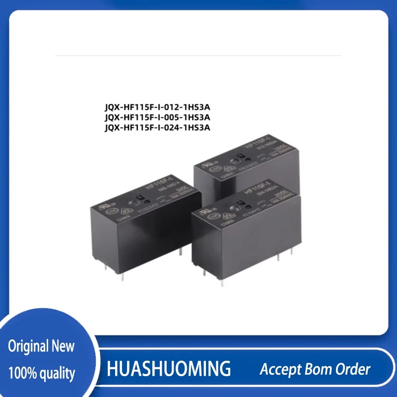 10Pcs/lot   New  JQX-115F-I  HF115F-I /005/012/024-1HS3A     HF115F-I-005-1HS3A HF115F-I-012-1HS3A HF115F-I-024-1HS3A  6PIN