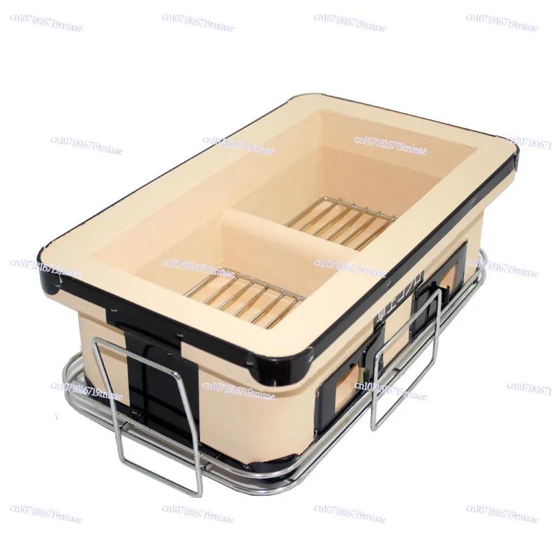 Japanese-style Clay Barbecue Charcoal Stove, Kebab Barbecue Stove,  and Korean Cuisine