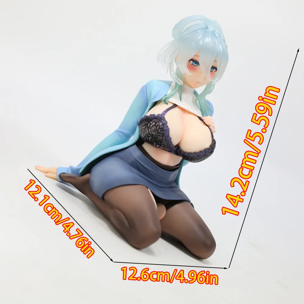 Anime Mature Curvy Woman Yukino Miyuki Widow Snow Maiden Figure Bookshelf Pc Case Ornament Model Toy Gift For Anime Fans