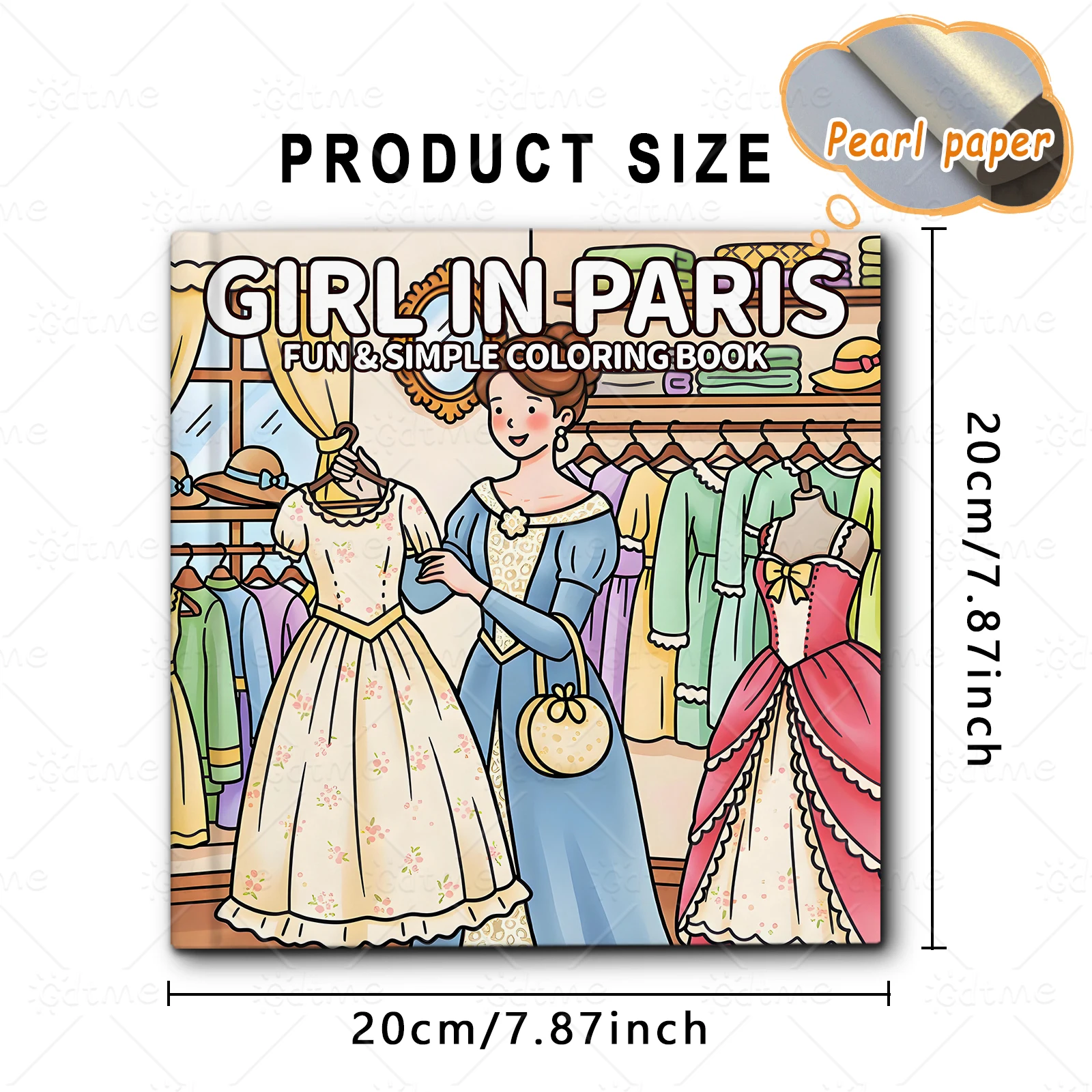 Paris Ladies Vintage Clothing - огляд і ціна Vintage Fashion Coloring Book