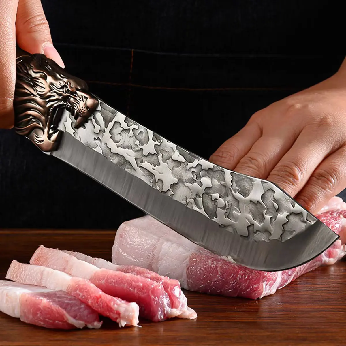 Kitchen Boning Knife Fish Meat Cleaver Forged Kitchen Chef Knife Household Slicing Peeling Cooking Knife