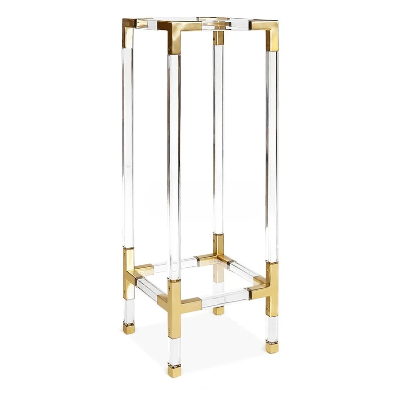 

Indoor soft metal high transparency acrylic crystal frame