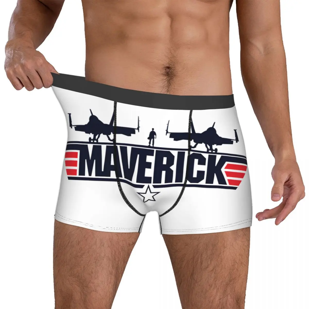 Top Gun Maverick Man Boxer Briefs Ultra Soft Underpants