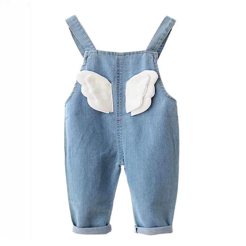 Baby Girl Overalls Kids Casual Trousers Jumpsuit Toddler Infant Denim Dungarees Child Jeans Playsuit