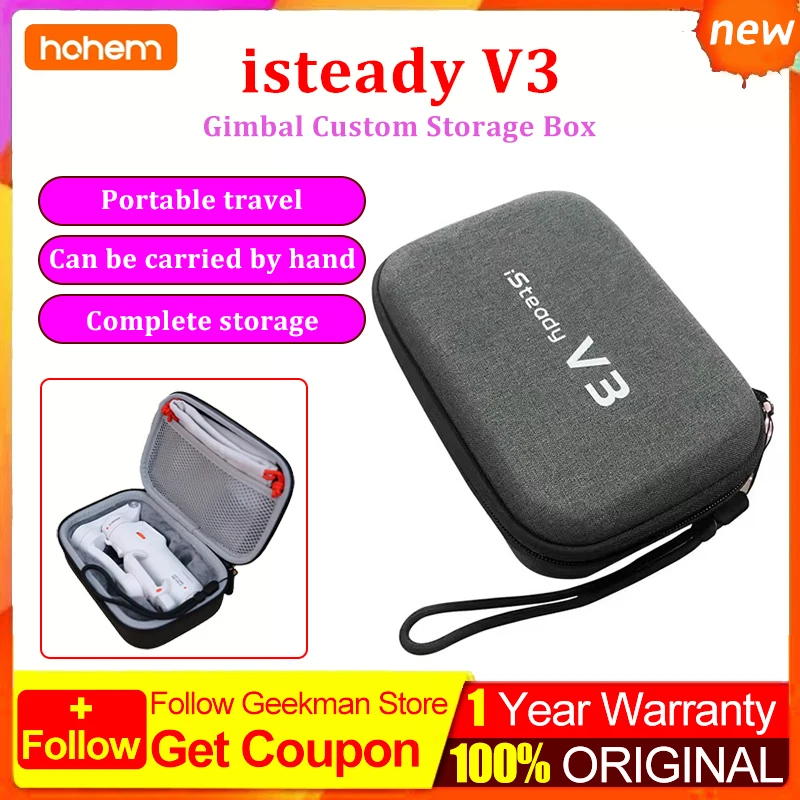 For Hohem isteady V3 Gimbal  Custom High-end Storage Box