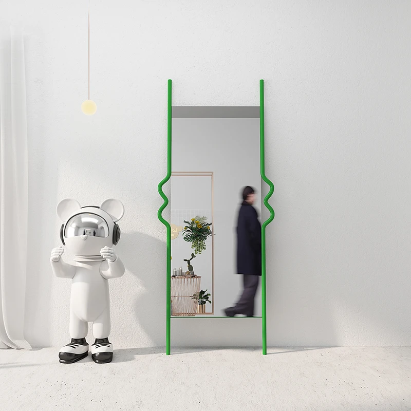 

Modern Decoration Mirror Living Room Full Body Standing Girls Luxury Long Mirror Floor Funky Bathroom Espelhos Home Products