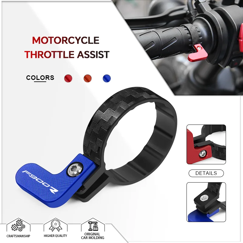 

Motorcycle Accessories Handlebar Throttle Control Throttle Cruise Clip For F750GS F850GS F900R F900XR CNC Throttle Control Clip