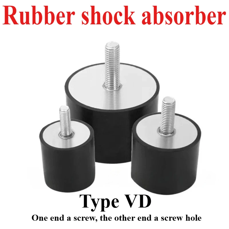 

1pcs M6 M7 M8 Male Female Thread Rubber Shock Absorber Crash Pad VD-Type Damper Anti Vibration Isolation Mount