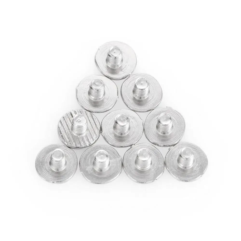 กระเป๋าเดินทางหัตถกรรมโลหะเล็บหนัง CRAFT เสื้อผ้า/กระเป๋า/รองเท้าสกรูหัวกลม Solid NAIL Bolt เห็ดโดมสายคล้อง Rivets