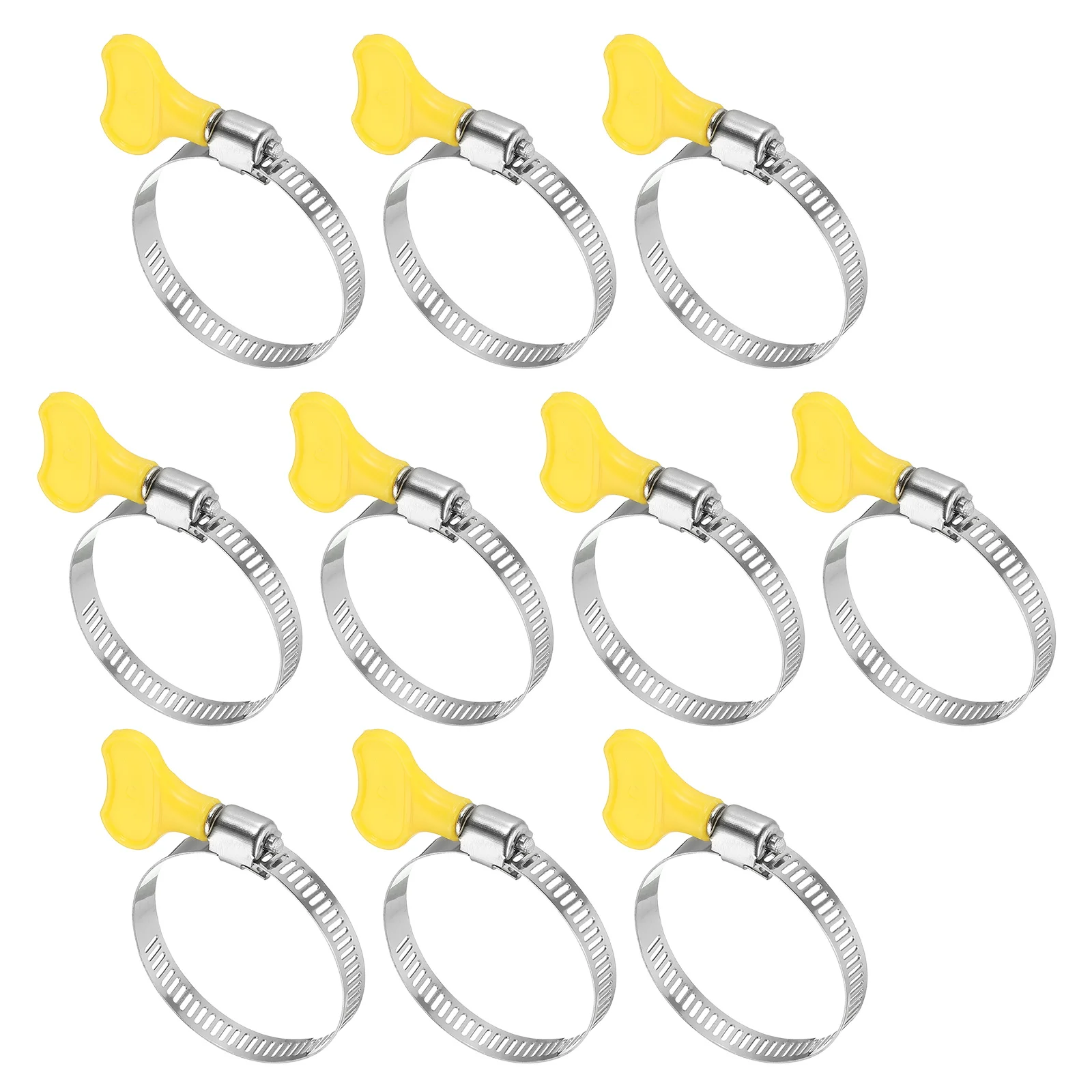 

Uxcell 10/30pcs Stainless Steel Hose Clamp 8-64mm Adjustable Bolt Hose Clamps For Hoses Tubes Cables Pipes Fuel Lines