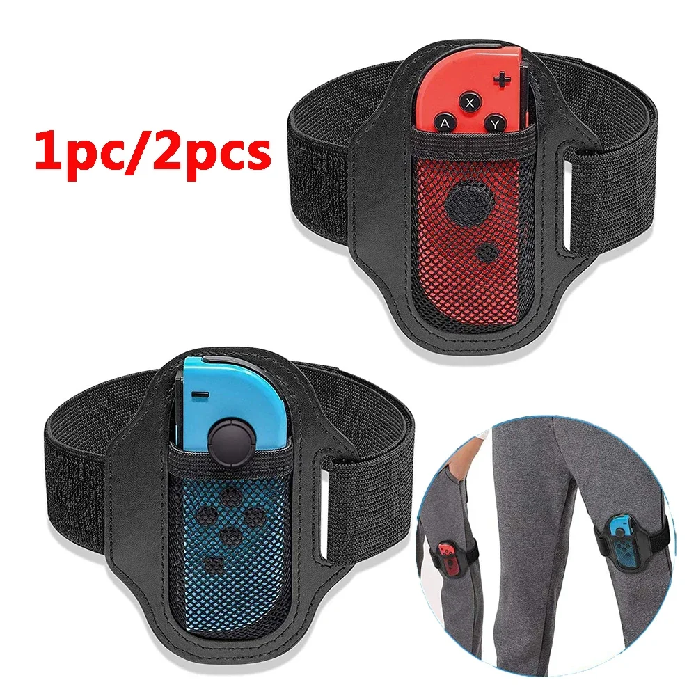Leg Strap for Switch Sports Play Soccer for JoyCons Switch OLED Model Controller Game Accessories,Adjustable Elastic Strap