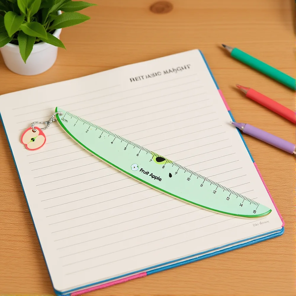 15cm Śliczna Kawaii Plastikowa Linijka Kreatywna Linijka Arbuzowa Owocowa dla Dzieci Uczniów Nowość Koreańskie Artykuły Papiernicze Prezent na Powrót do Szkoły