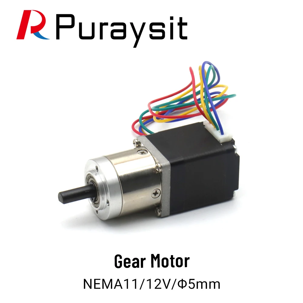 Planetary Deceleration Stepper Motor Gear Motor NEMA11 High 34mm 12V DIY Motor