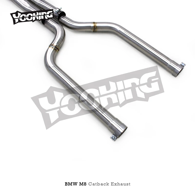 Custom Catback Exhaust For BMW M8 F91/F92/F93 4.4T 2019-2023 Stainless Steel Pipe Muffler Escape Exhaust System