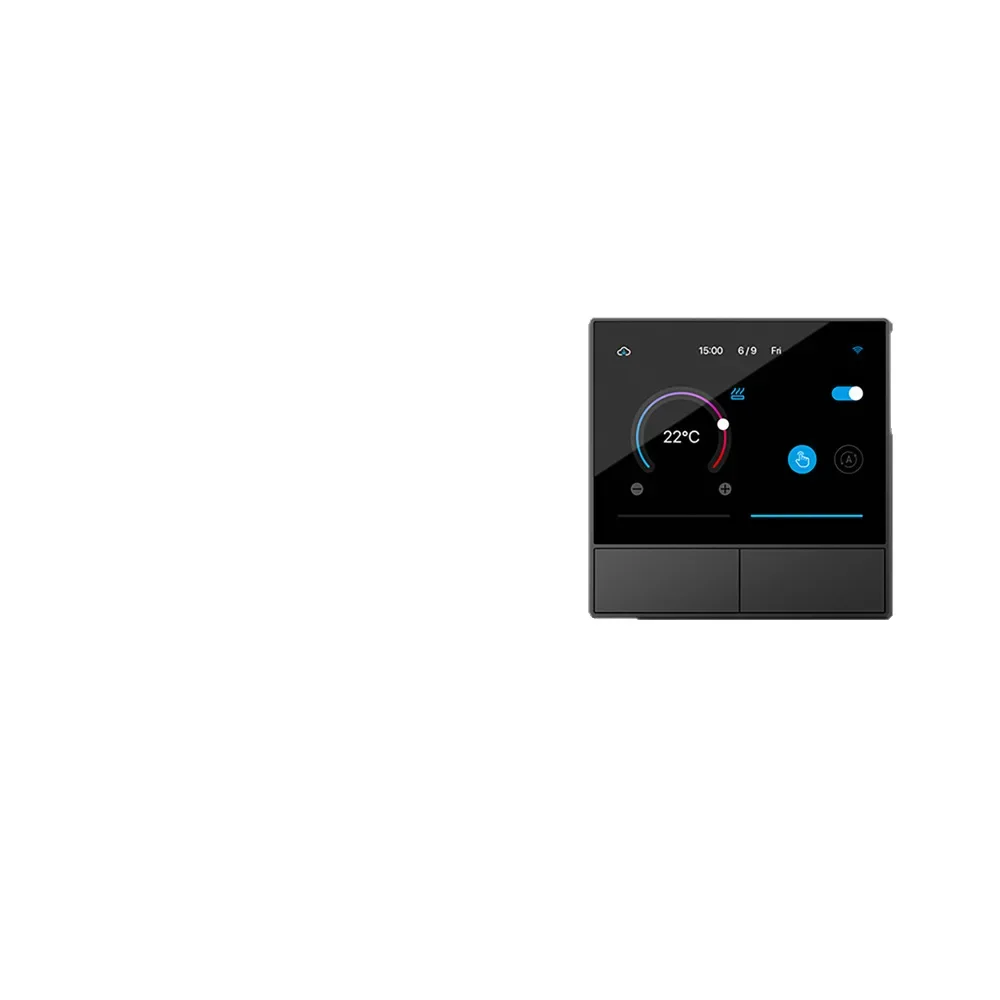 

Intelligent scene switch thermostat temperature all-in-one control touch screen