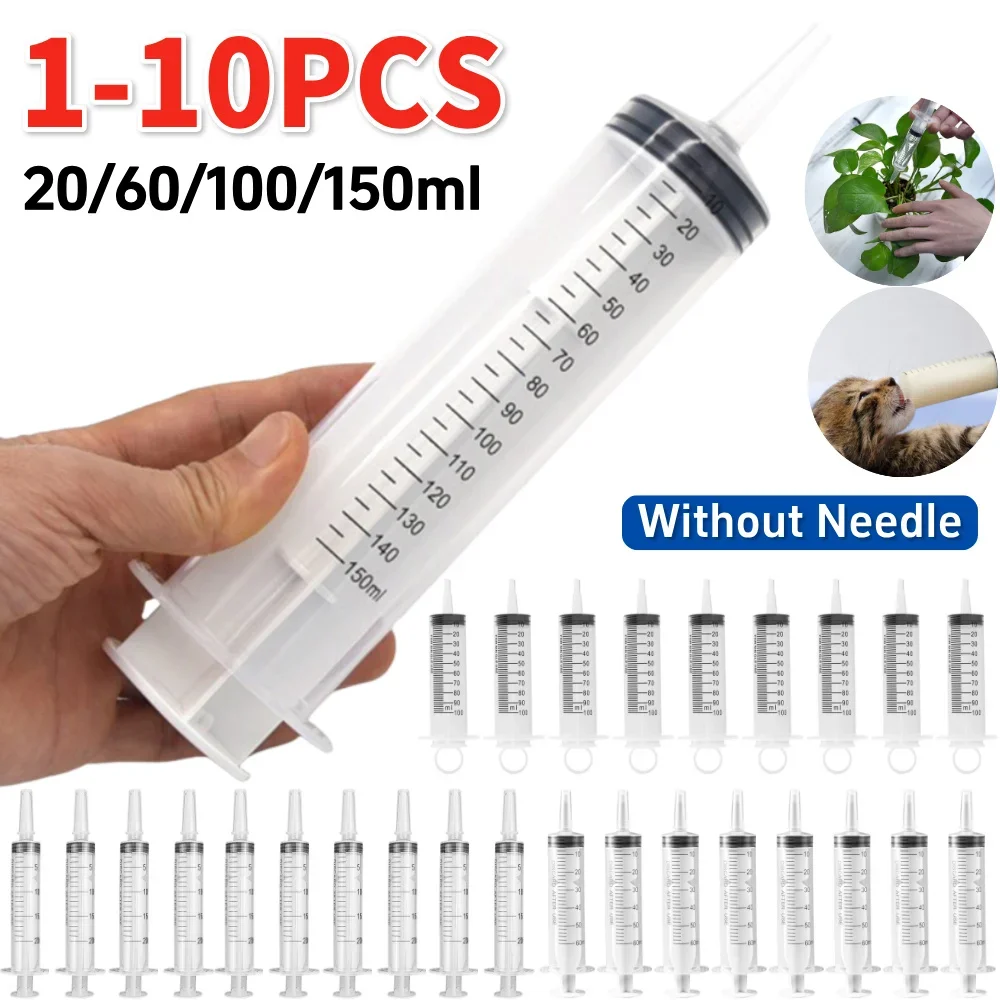 150ml 100ml 60ml 20ml Siringa Colla Riempimento Siringa di Alimentazione Nutriente Sterile...