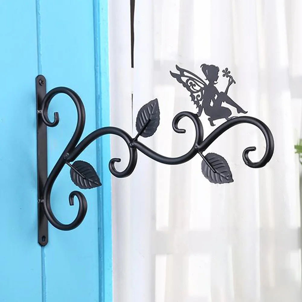

11.8inch Hanging Plant Bracket Rustic Home Decor Iron Decorative Wall Hanger Hooks Hanging Plant Bracket Hook for Indoor Outdoor