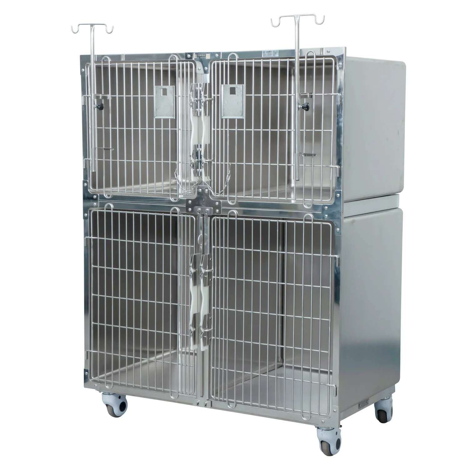 Veterinary Cage Clinic Hospital Medical Use Heating Heated Dog ICU 02 Infrared Oxygen Chamber Cage