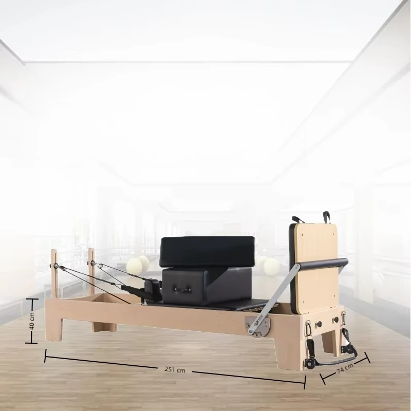 Factory Home Cost-effective Wooden Pilates Reformer Bed for Home Gym Training