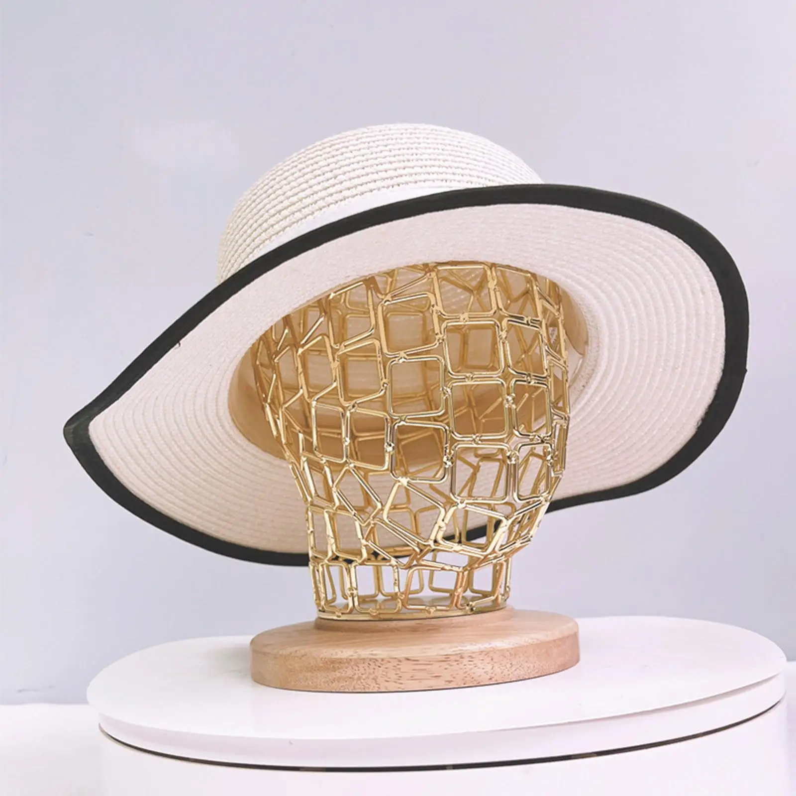 

Железная опора для головы манекена, гладкая стильная профессиональная многофункциональная подставка для шляп, очки для демонстрации торгового центра